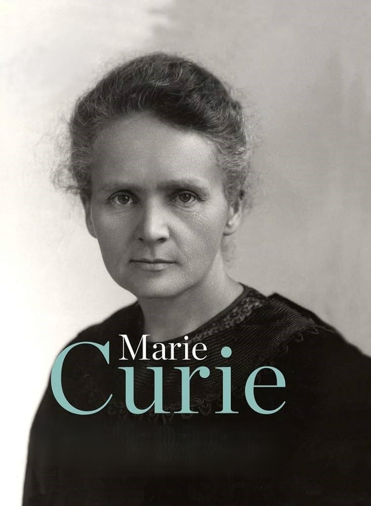 Marie Curie in an archival portrait treatment